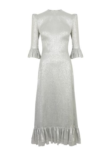 The Falconetti Silk-blend Lamé Midi Dress - - 12 (UK12 / M) - The Vampire's Wife - Modalova