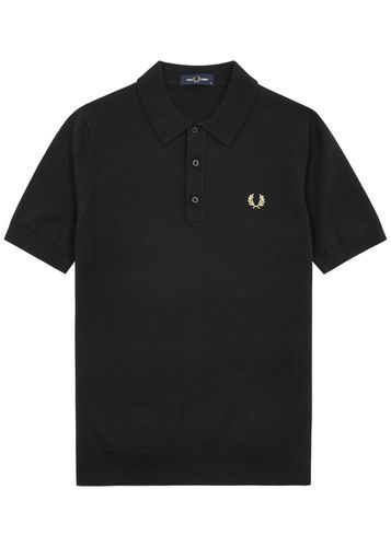 Logo-embroidered Wool-blend Polo Shirt - - M - Fred perry - Modalova