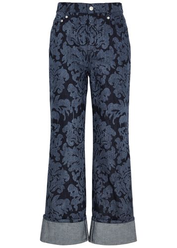 Damask Floral-print Straight-leg Jeans - - 40 (W25-W26 / UK8 / S) - Alexander McQueen - Modalova