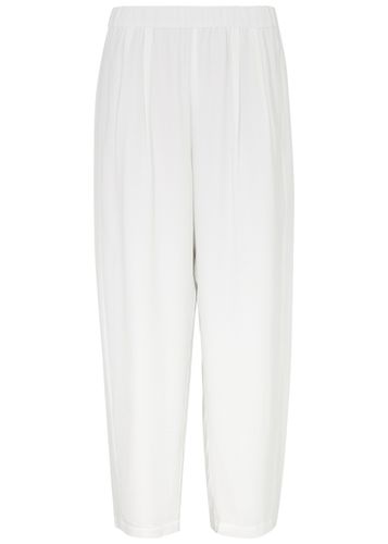 Tapered Silk-georgette Trousers - - XS (UK 6-8 / XS) - EILEEN FISHER - Modalova