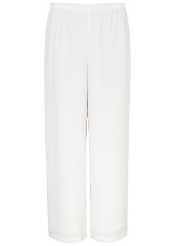 Straight-leg Silk-georgette Trousers - - L (UK 18-20 / XL) - EILEEN FISHER - Modalova