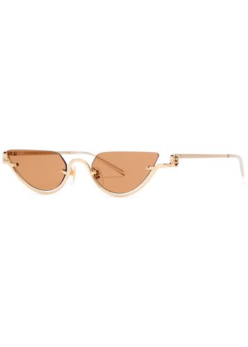 Rimless Cat-eye Sunglasses - Gucci - Modalova