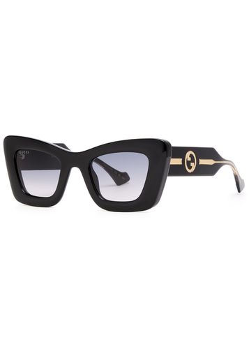Gucci Cat-eye Sunglasses - Black - Gucci - Modalova