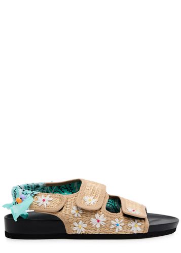 Apache Flower Raffia Sandals - - 36 (IT36/ UK3) - Arizona Love - Modalova