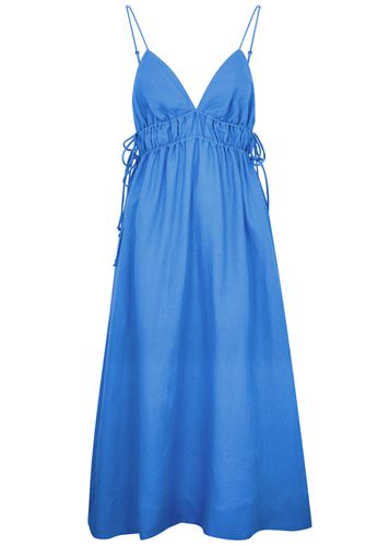 Rita Linen Midi Dress - - L (UK14 / L) - Casa Raki - Modalova
