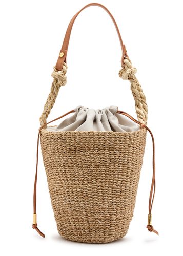 Pail Raffia Bucket bag - Natural - Aranaz - Modalova
