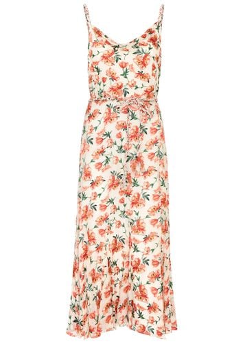 Lissa Floral-jacquard Chiffon Midi Dress - - 12 (UK16 / XL) - Alice + Olivia - Modalova