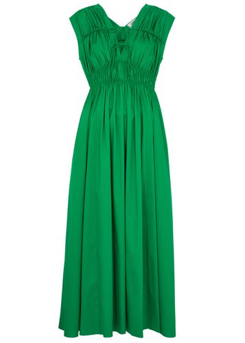 Gillian Ruched Cotton-blend Maxi Dress - - S (UK8-10 / S) - Diane von Furstenberg - Modalova