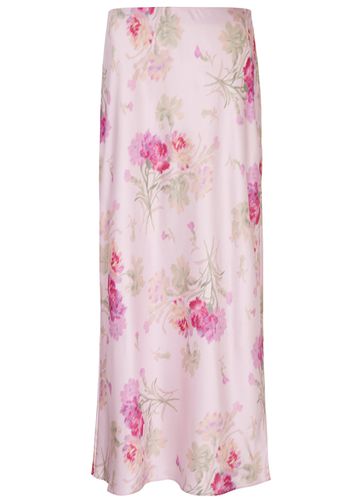 Castle Floral-print Silk Midi Skirt - - L (UK14 / L) - LoveShackFancy - Modalova
