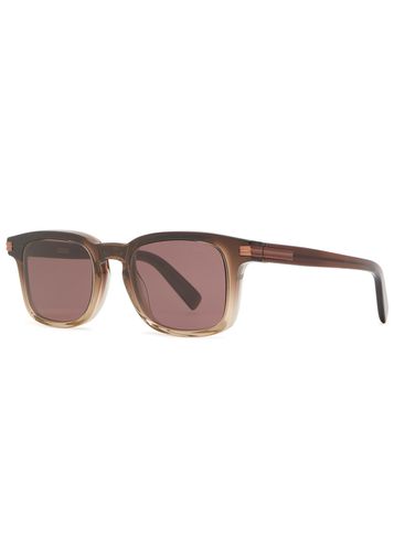 Zegna D-frame Sunglasses - Brown - Zegna - Modalova