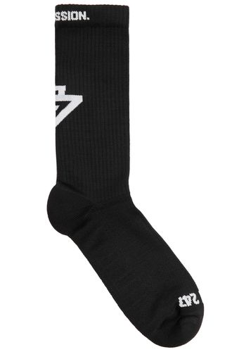 Logo-intarsia Stretch-cotton Socks - - One Size - Represent - Modalova
