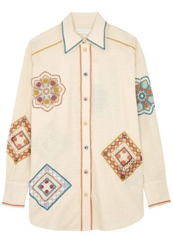 Ottie Doily Crochet-panelled Cotton Shirt - - 1 (UK 10 / S) - Zimmermann - Modalova