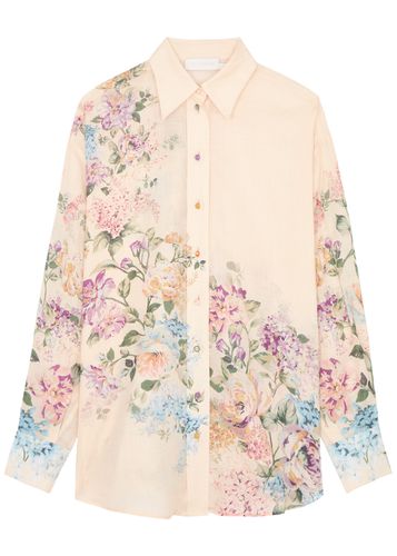 Halliday Floral-print Ramie Shirt - - 0 (UK 8 / S) - Zimmermann - Modalova