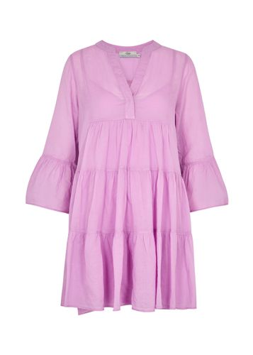 Lavrentia Tiered Cotton Mini Dress - - XS (UK6 / XS) - Devotion - Modalova