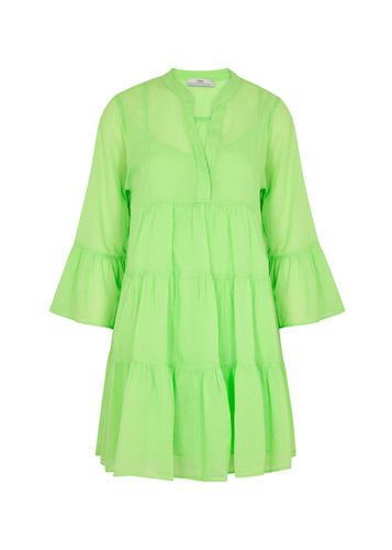 Lavrentia Tiered Cotton Mini Dress - - L (UK14 / L) - Devotion - Modalova