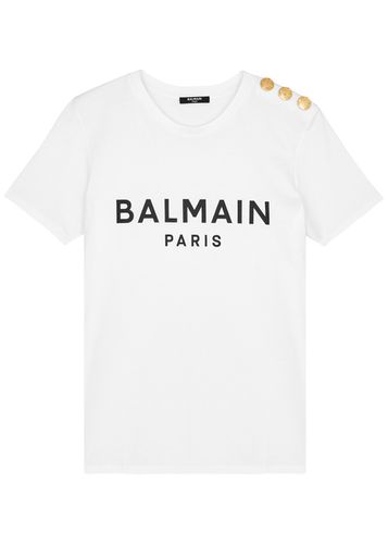 Logo-print Cotton T-shirt - - M - Balmain - Modalova