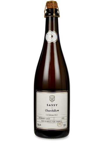 Sassy x Churchill's Normandy Cider Aged In White Port Barrels 750ml - Maison Sassy Cidre - Modalova