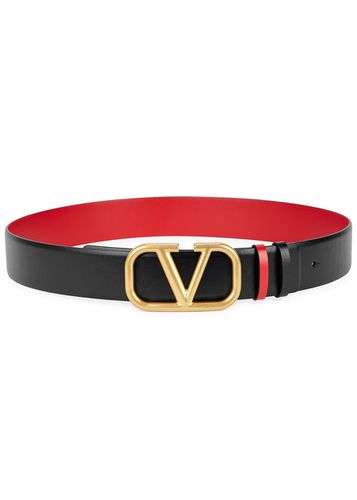 Garavani VLogo Reversible Leather Belt - Valentino - Modalova
