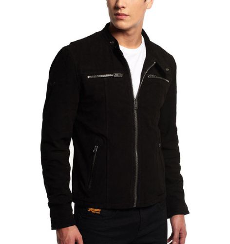 Men's Fashion Genuine Leather Jacket FSH136 - Feather skin - Modalova