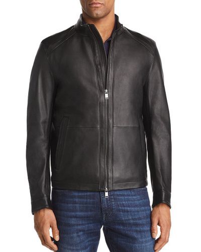 Men's Fashion Genuine Leather Jacket FSH090 - Feather skin - Modalova