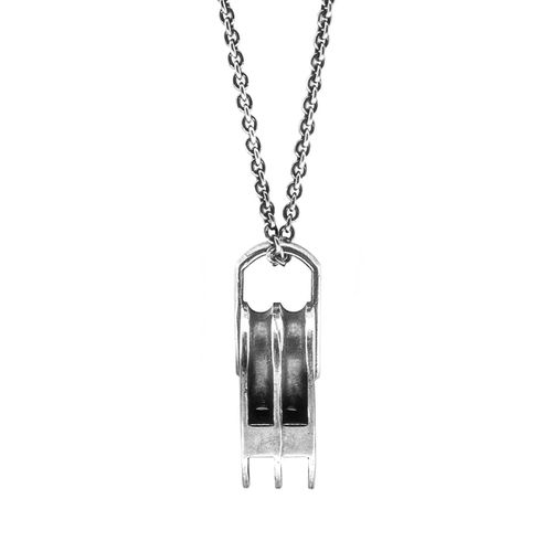 Tyne Pulley Silver Necklace Pendant - ANCHOR & CREW - Modalova