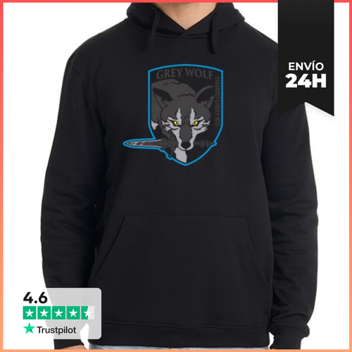 Sudadera Unisex Con Capucha Grey Wolf LaTostadora - latostadora.com - Modalova