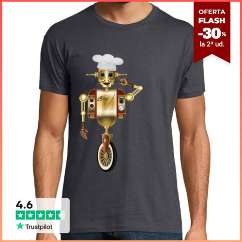 Camiseta Hombre Manga Corta Chef machine laTostadora - latostadora.com - Modalova