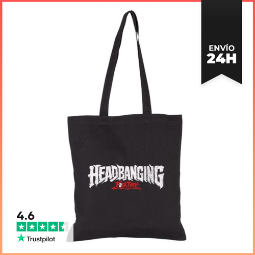 Bolsa De Tela Headbanging Blanco LaTostadora - latostadora.com - Modalova