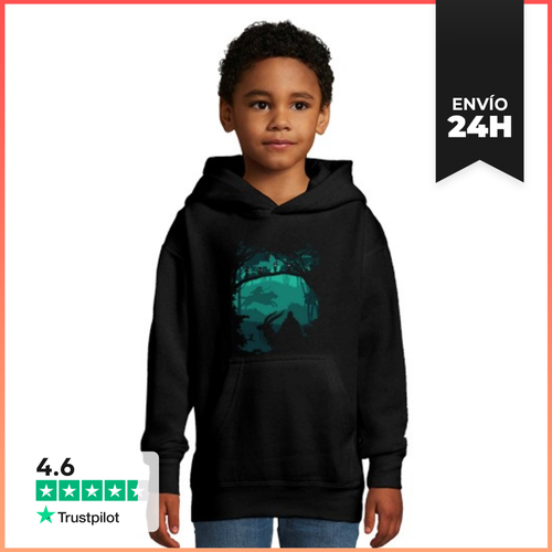 Sudadera Para Niños Con Capucha Princesa Mononoke - Princesa De - latostadora.com - Modalova