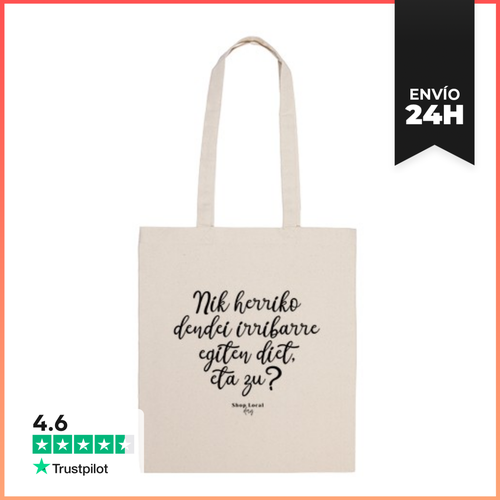 Bolsa De Tela Totebag - Irrribarre Egiten Dut , Euskara - latostadora.com - Modalova