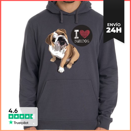 Sudadera Unisex Con Capucha BULLDOG LaTostadora - latostadora.com - Modalova