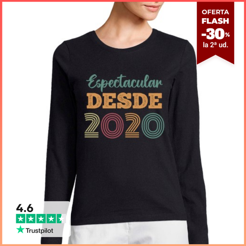 Camiseta Mujer Manga Larga ESPECTACULAR DESDE 2020 laTostadora - latostadora.com - Modalova