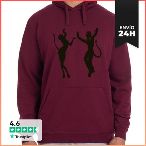 Sudadera Unisex Con Capucha Jersei Caputxa Home Dimonis - latostadora.com - Modalova