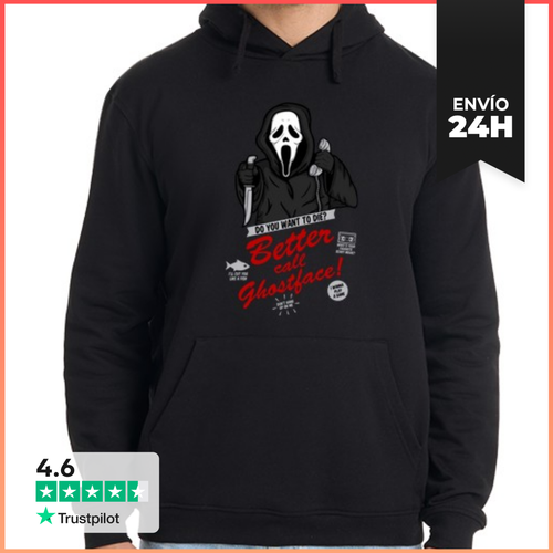 Sudadera Unisex Con Capucha Better Call Ghostface LaTostadora - latostadora.com - Modalova