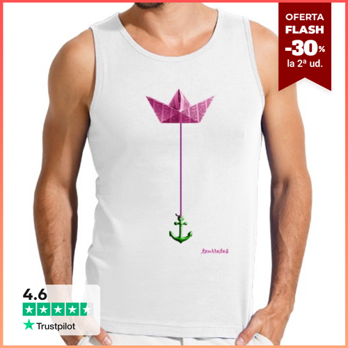 Camiseta Hombre Sin Mangas barco-ancla, Hombre, sin mangas - latostadora.com - Modalova