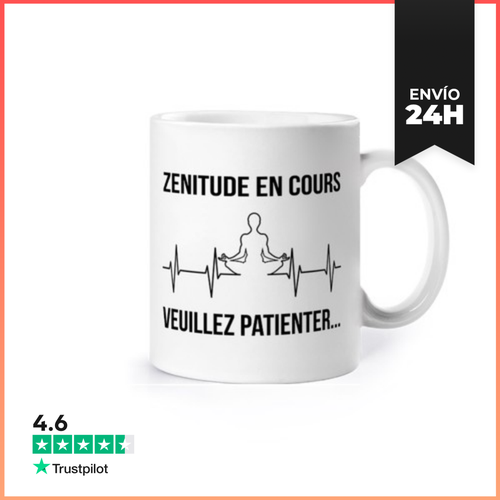 Taza Zenitude En Progreso - Mensaje De Humor LaTostadora - latostadora.com - Modalova