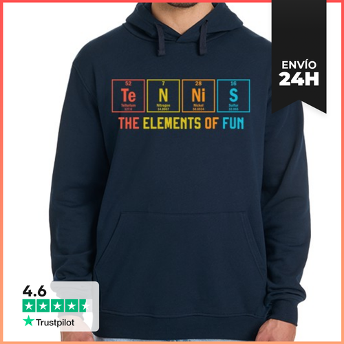 Sudadera Unisex Con Capucha Elementos De La Tabla Periódica De - latostadora.com - Modalova