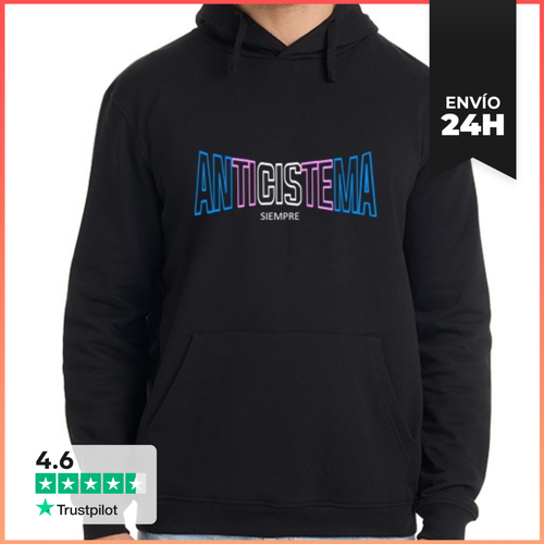 Sudadera Unisex Con Capucha Anticistema Siempre, Trans Pride - latostadora.com - Modalova