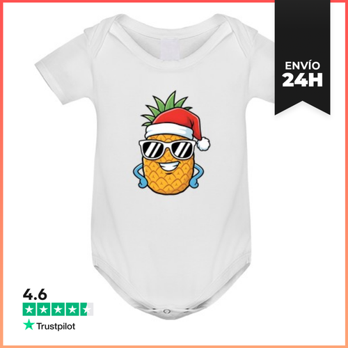 Body Bebé Arte De Piña Navideña LaTostadora - latostadora.com - Modalova