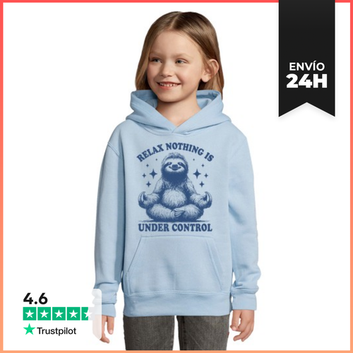 Sudadera Para Niños Con Capucha RELAX NOTHING IS UNDER CONTROL - latostadora.com - Modalova