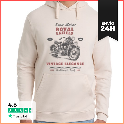 Sudadera Unisex Con Capucha Royal Enfield Super Meteor 2023 - latostadora.com - Modalova