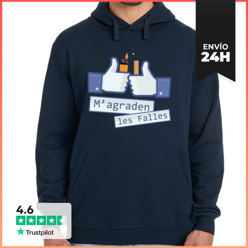 Sudadera Unisex Con Capucha M’agraden Sudadera LaTostadora - latostadora.com - Modalova