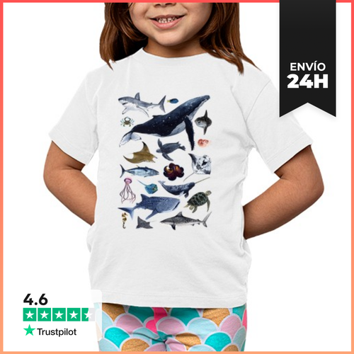 Camiseta Clásica Para Niños SEA CREATURES LaTostadora - latostadora.com - Modalova