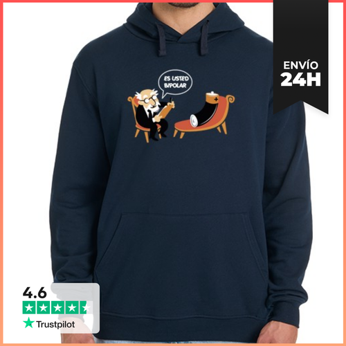 Sudadera Unisex Con Capucha Bipolar De Vandreik LaTostadora - latostadora.com - Modalova