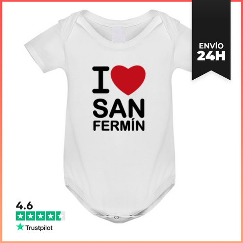 Body Bebé I Love San Fermín LaTostadora - latostadora.com - Modalova