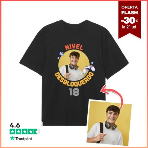 Camiseta Oversize camiseta oversize nivel desbloqueado foto y - latostadora.com - Modalova