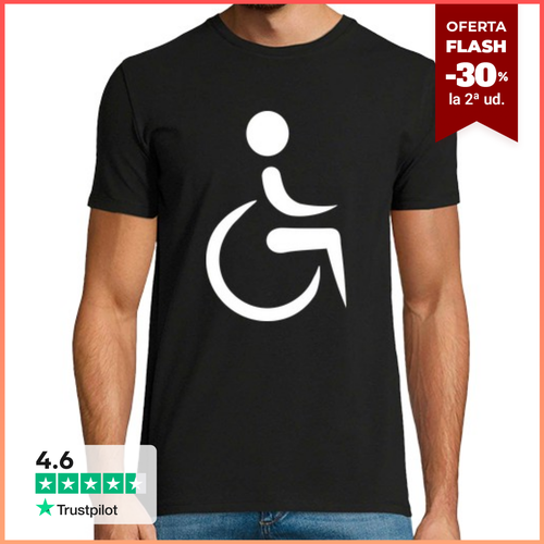 Camiseta Hombre Manga Corta silla de ruedas laTostadora - latostadora.com - Modalova