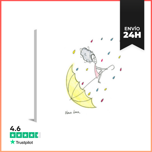 Lienzo Horizontal Olenca Paraguas LaTostadora - latostadora.com - Modalova
