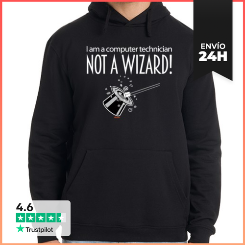 Sudadera Unisex Con Capucha Not A Wizard LaTostadora - latostadora.com - Modalova