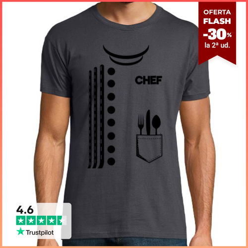 Camiseta Hombre Manga Corta Chef 2 laTostadora - latostadora.com - Modalova